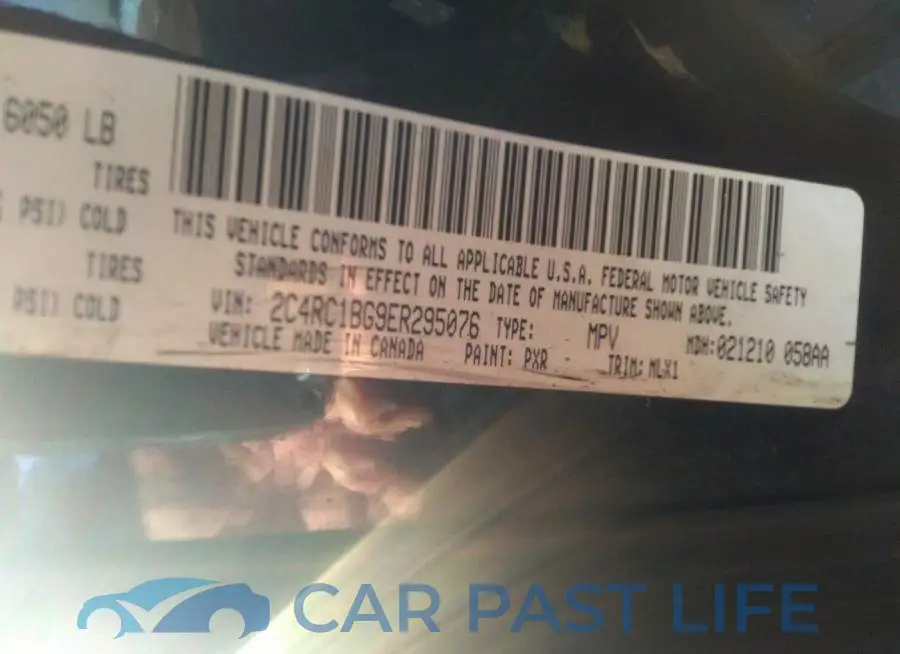 2C4RC1BG9ER295076# 9