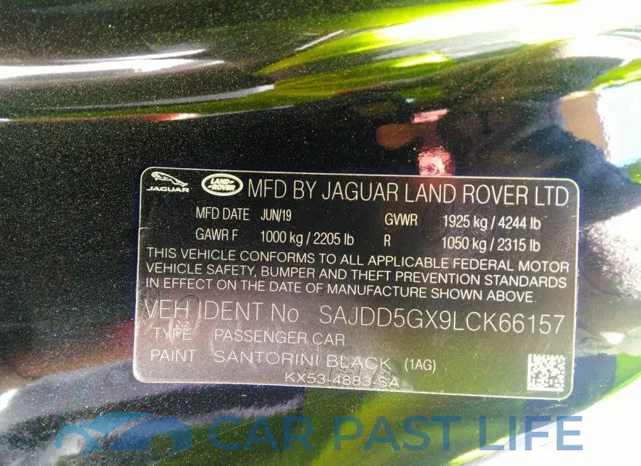 SAJDD5GX9LCK66157# 9