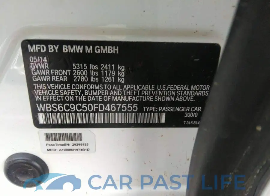 WBS6C9C50FD467555# 9