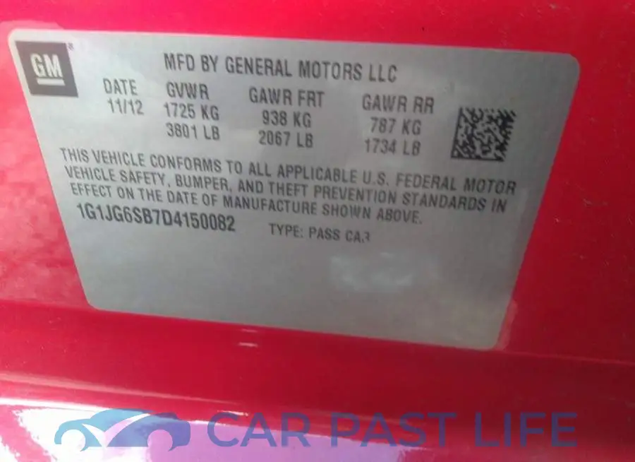 1G1JG6SB7D4150082# 9