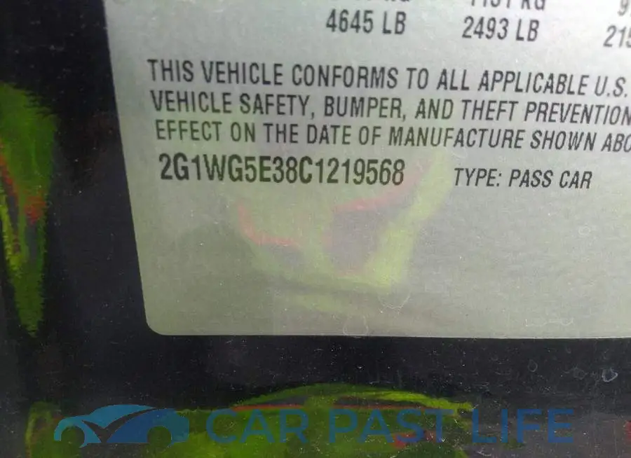 2G1WG5E38C1219568# 9