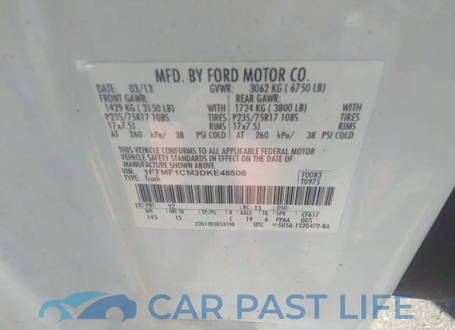 1FTMF1CM3DKE48506# 9