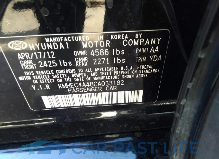KMHEC4A48CA033182# 9