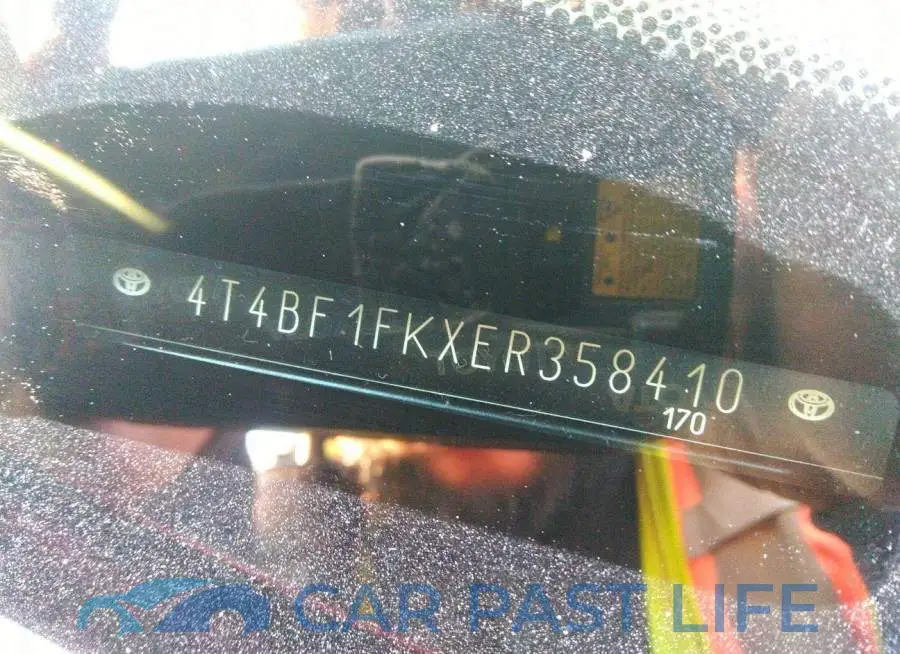 4T4BF1FKXER358410# 9