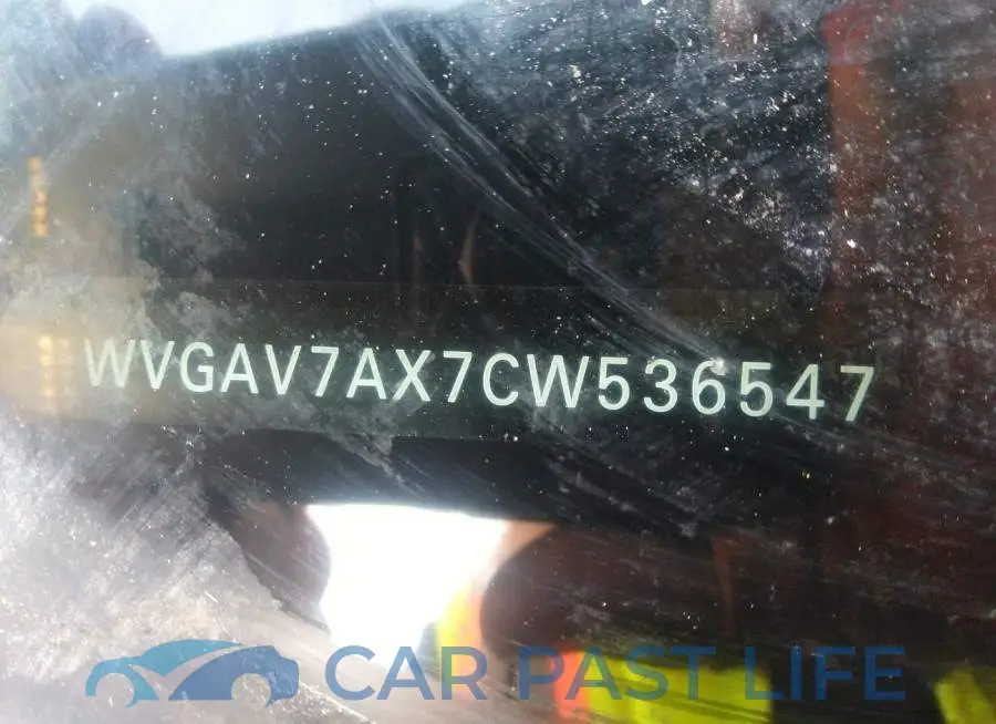 WVGAV7AX7CW536547# 9