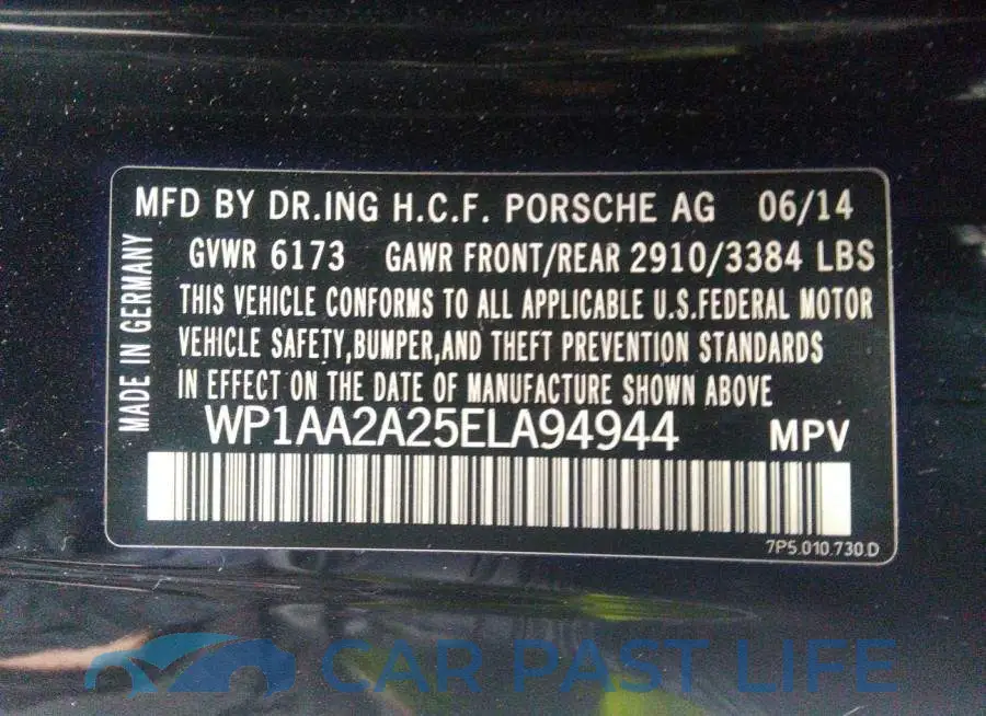 WP1AA2A25ELA94944# 9