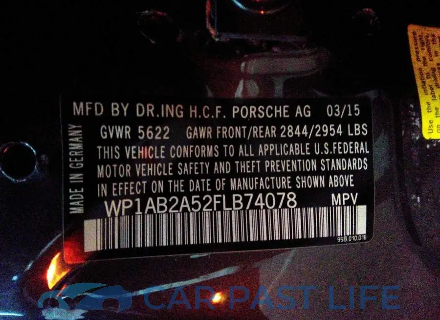 WP1AB2A52FLB74078# 9