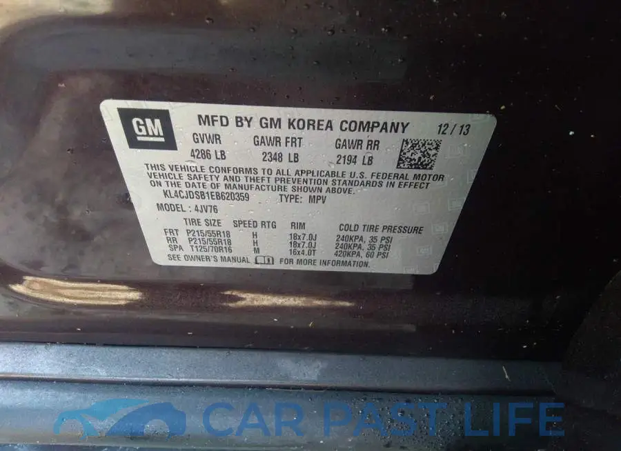 KL4CJDSB1EB620359# 9