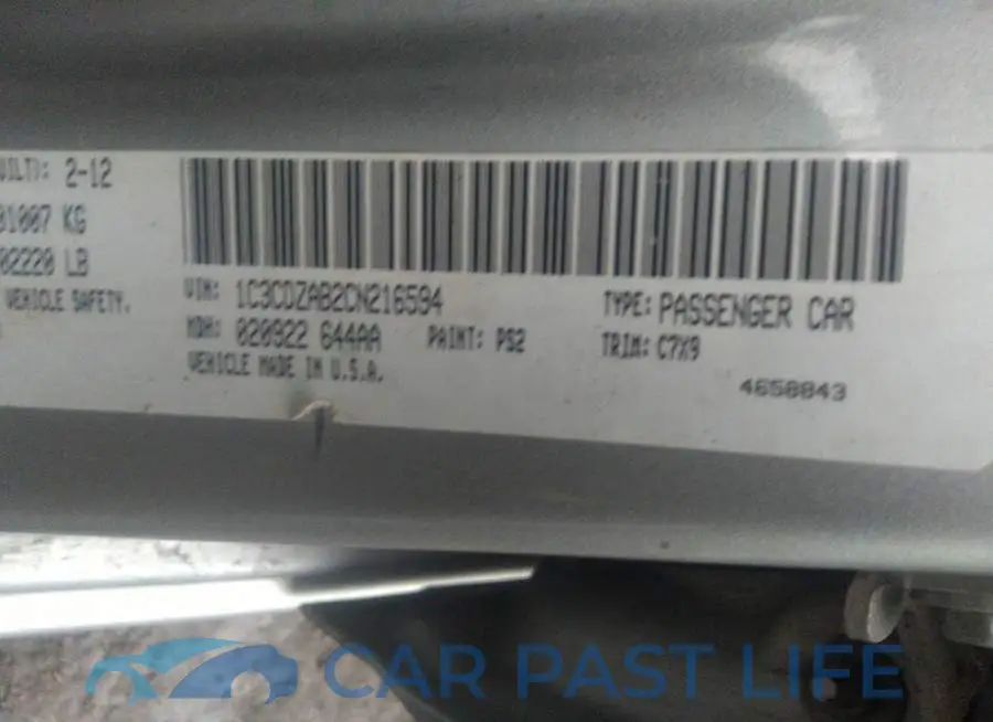 1C3CDZAB2CN216594# 9