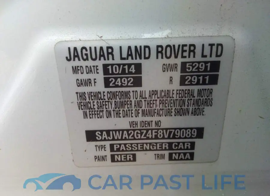 SAJWA2GZ4F8V79089# 9