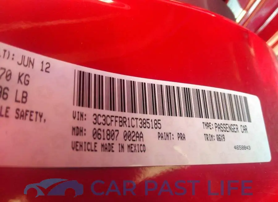 3C3CFFBR1CT385185# 9