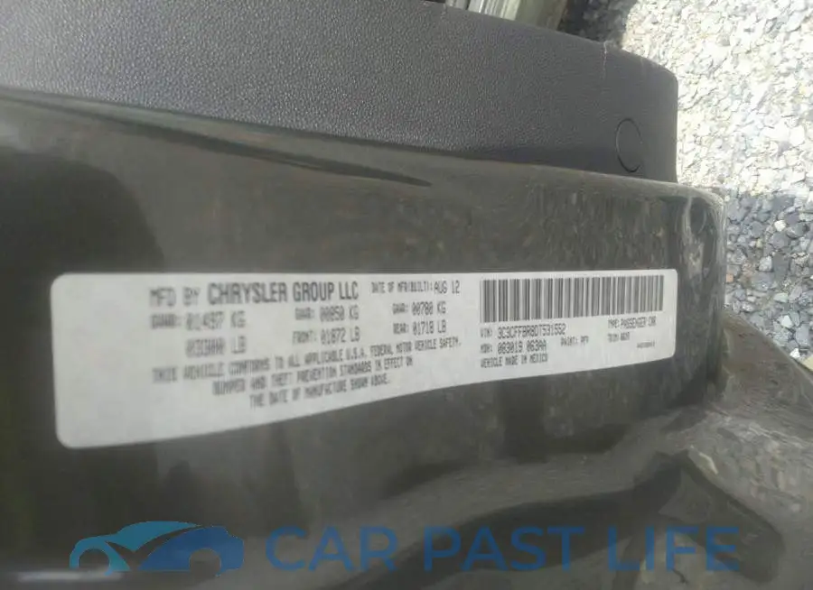 3C3CFFBR8DT531552# 9