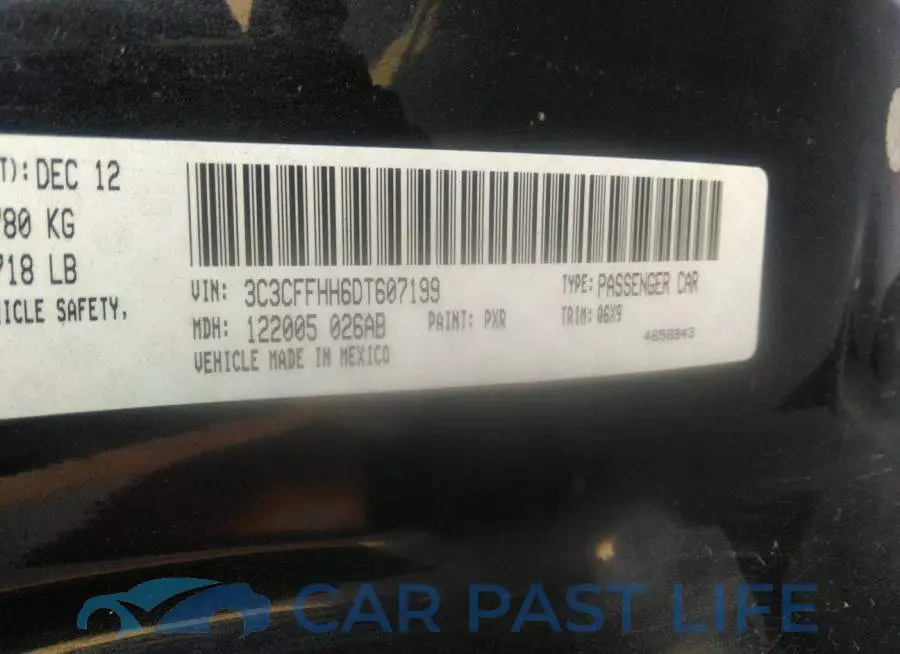 3C3CFFHH6DT607199# 9