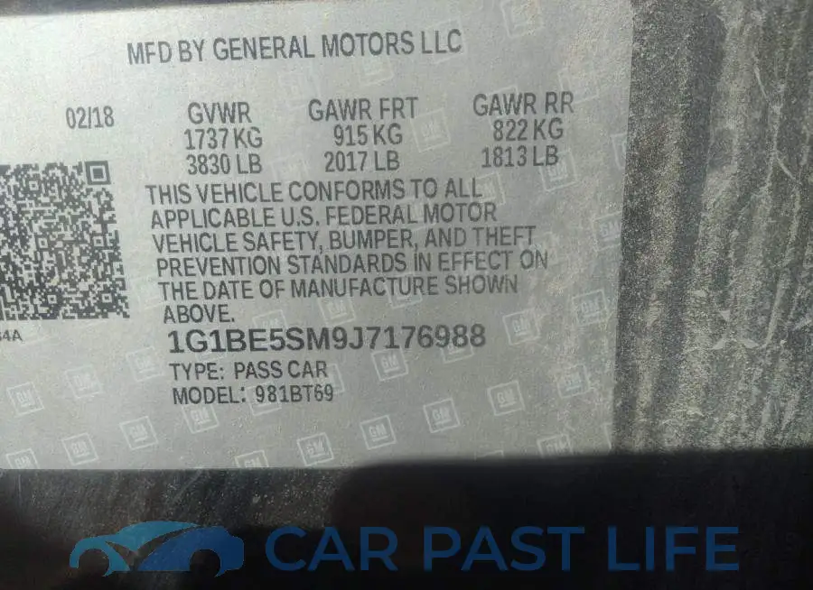 1G1BE5SM9J7176988# 9