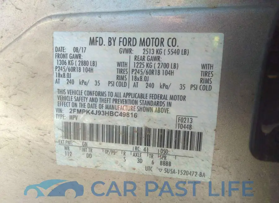 2FMPK4J93HBC49816# 9