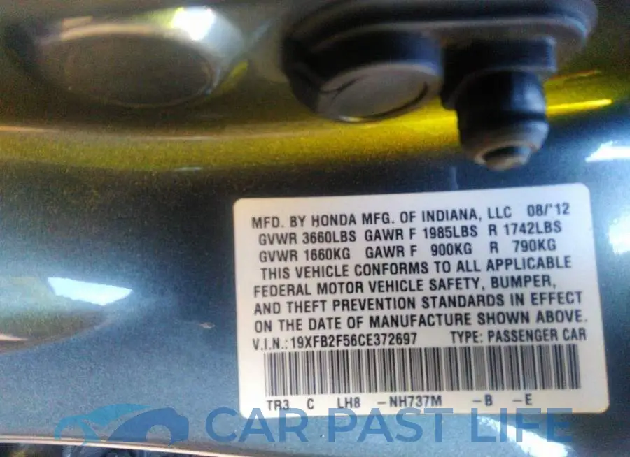 19XFB2F56CE372697# 8