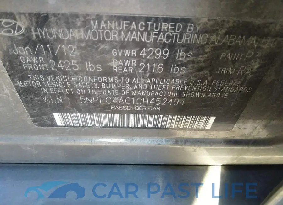 5NPEC4AC1CH452494# 9