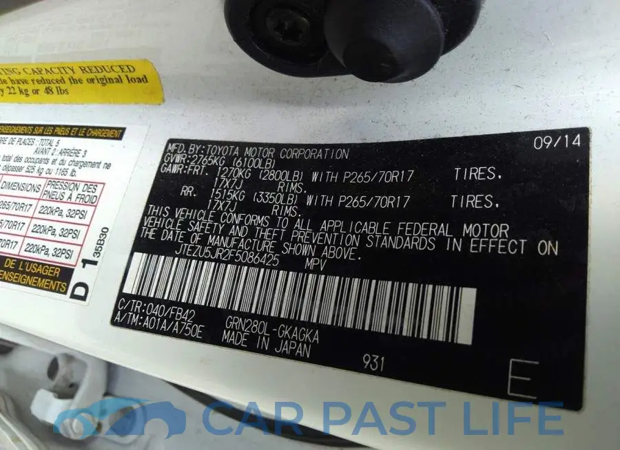 JTEZU5JR2F5086425# 9