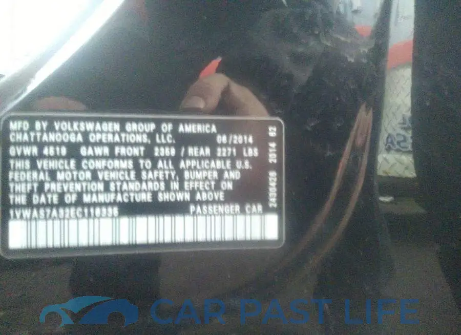 1VWAS7A32EC116335# 9