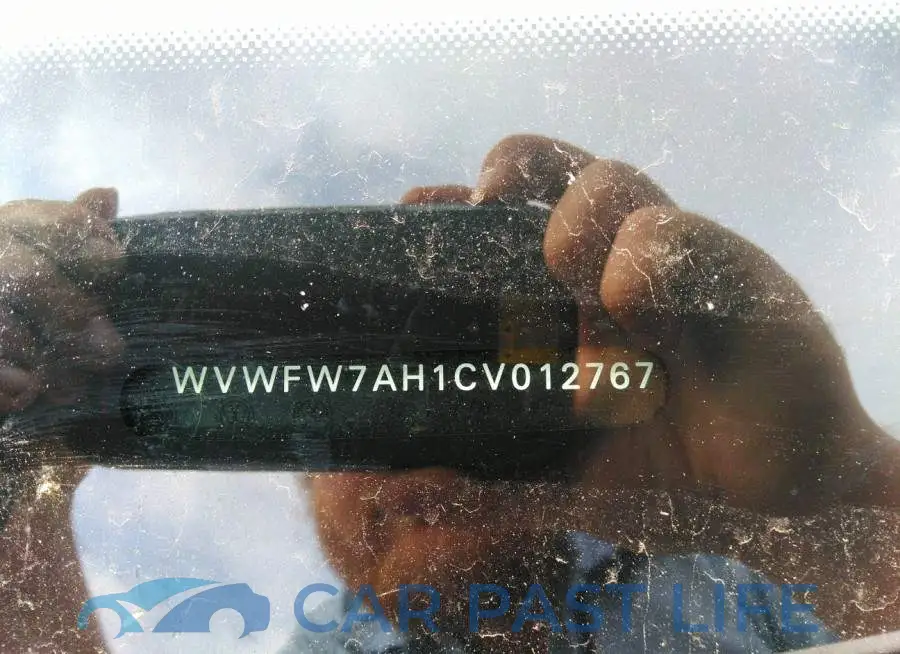 WVWFW7AH1CV012767# 9