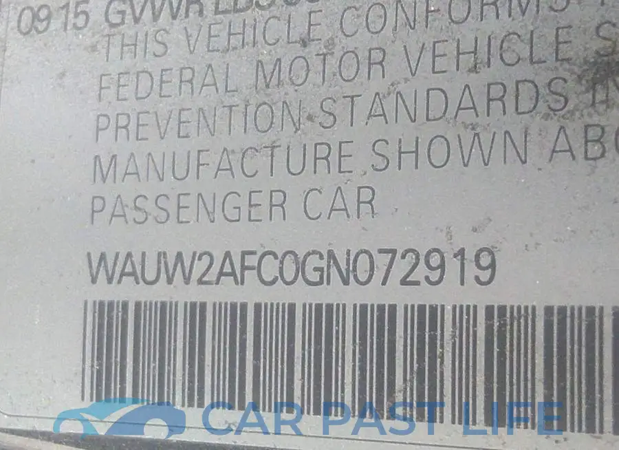WAUW2AFC0GN072919# 9