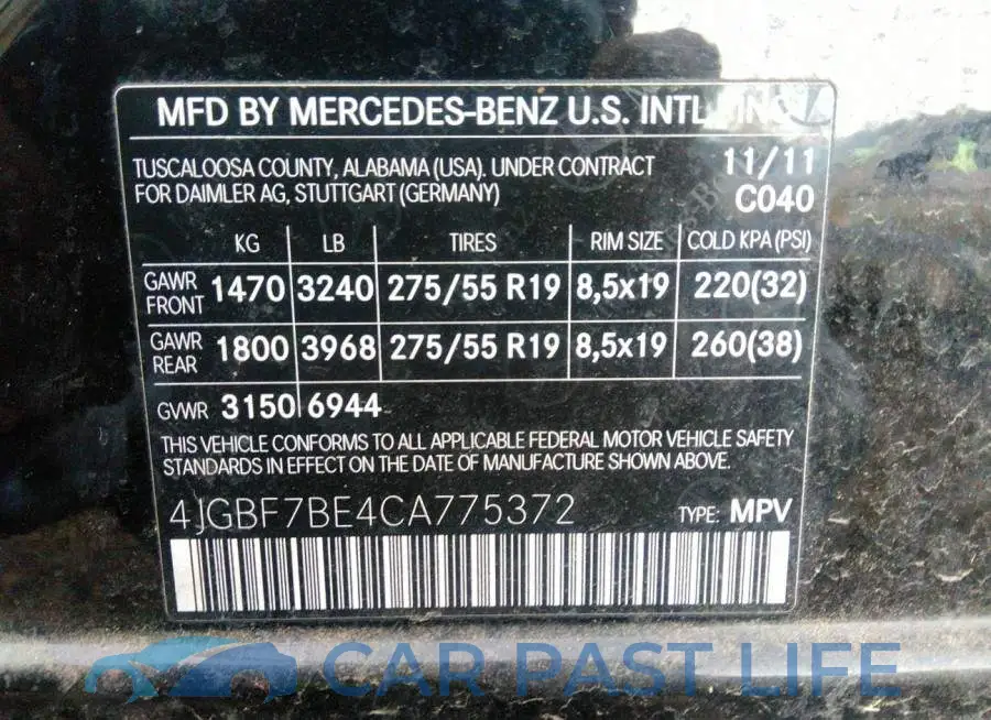 4JGBF7BE4CA775372# 9