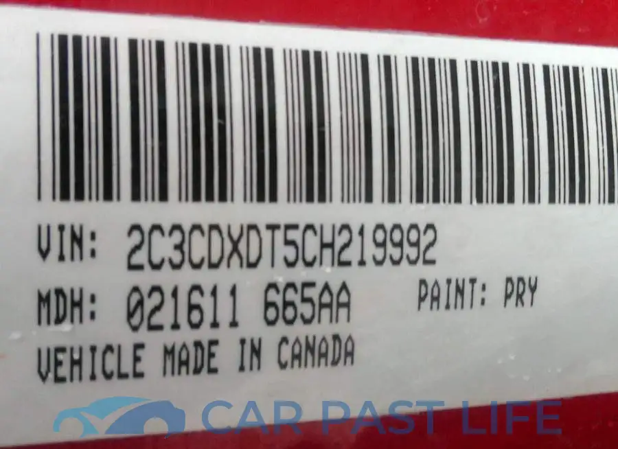 2C3CDXDT5CH219992# 9