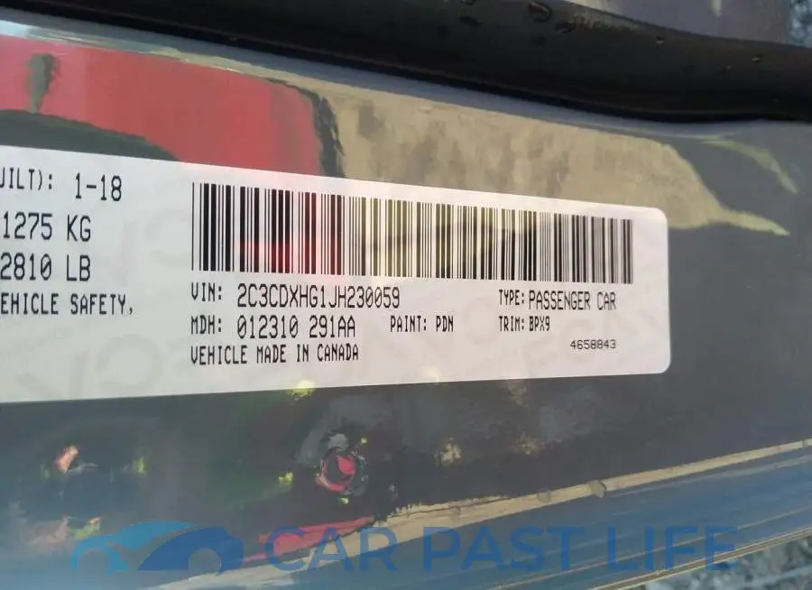 2C3CDXHG1JH230059# 9