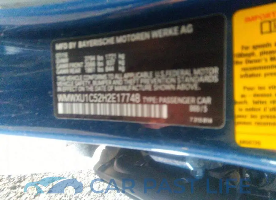 WMWXU1C52H2E17748# 9
