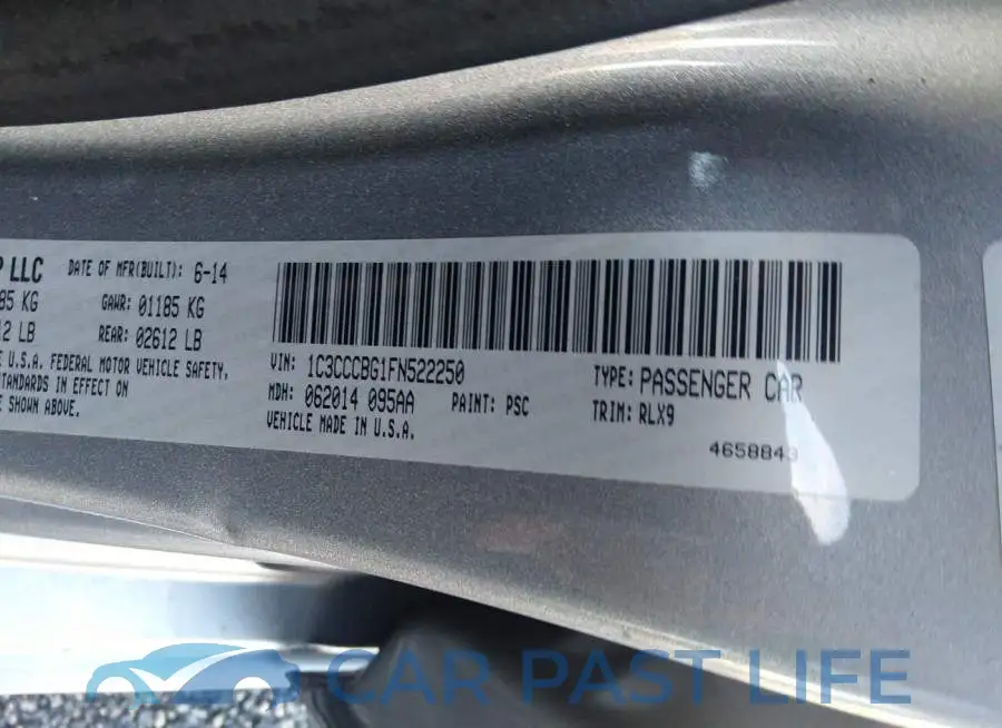 1C3CCCBG1FN522250# 9