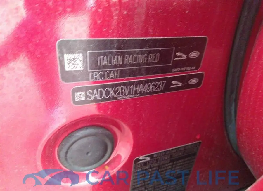 SADCK2BV1HA496237# 9