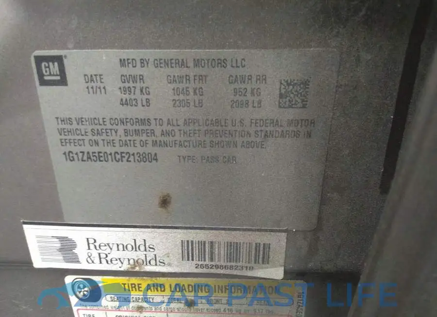 1G1ZA5E01CF213804# 9