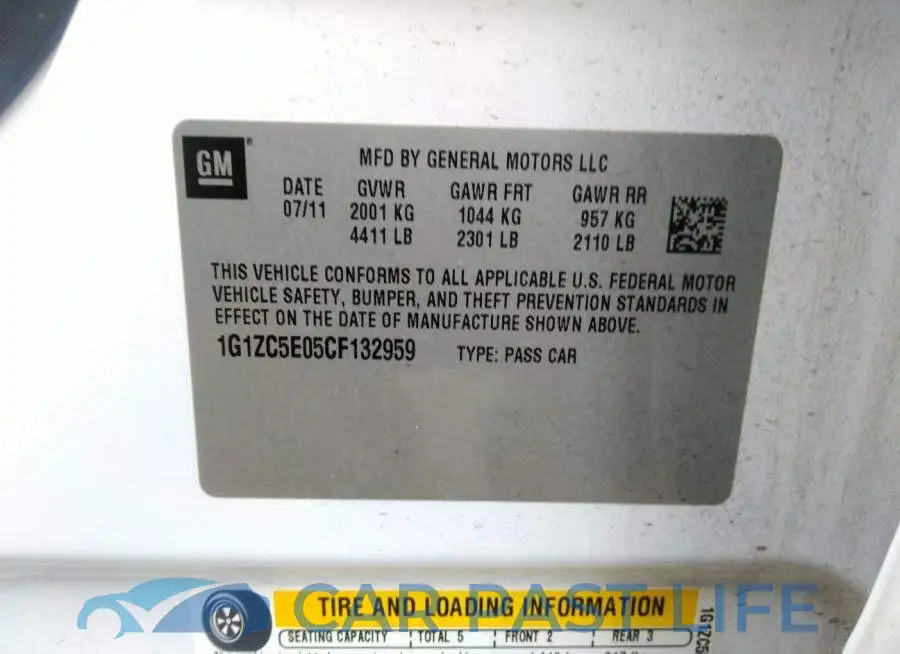 1G1ZC5E05CF132959# 9