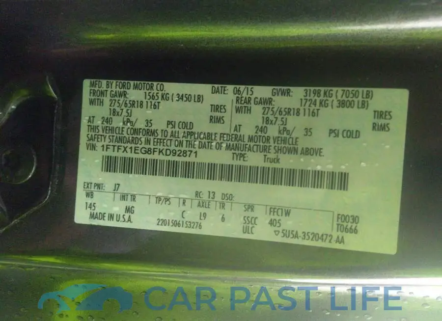 1FTFX1EG8FKD92871# 9