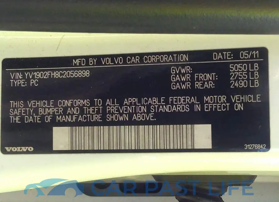 YV1902FH8C2056898# 9