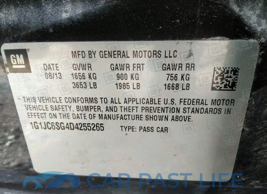 1G1JC6SG4D4255265# 9
