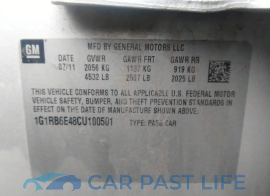 1G1RB6E48CU100501# 9