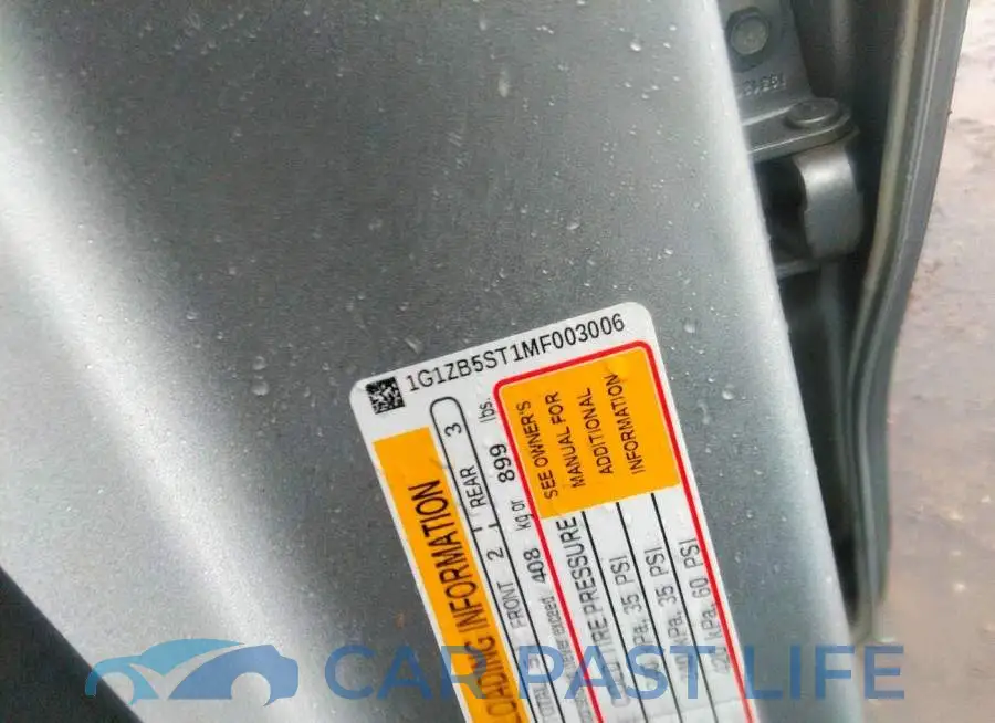 1G1ZB5ST1MF003006# 9