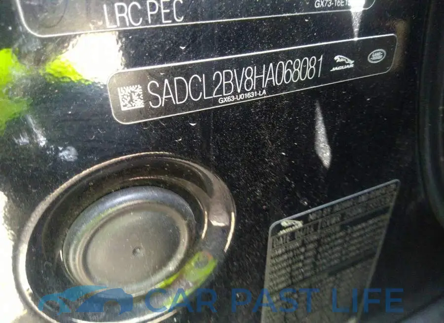 SADCL2BV8HA068081# 9