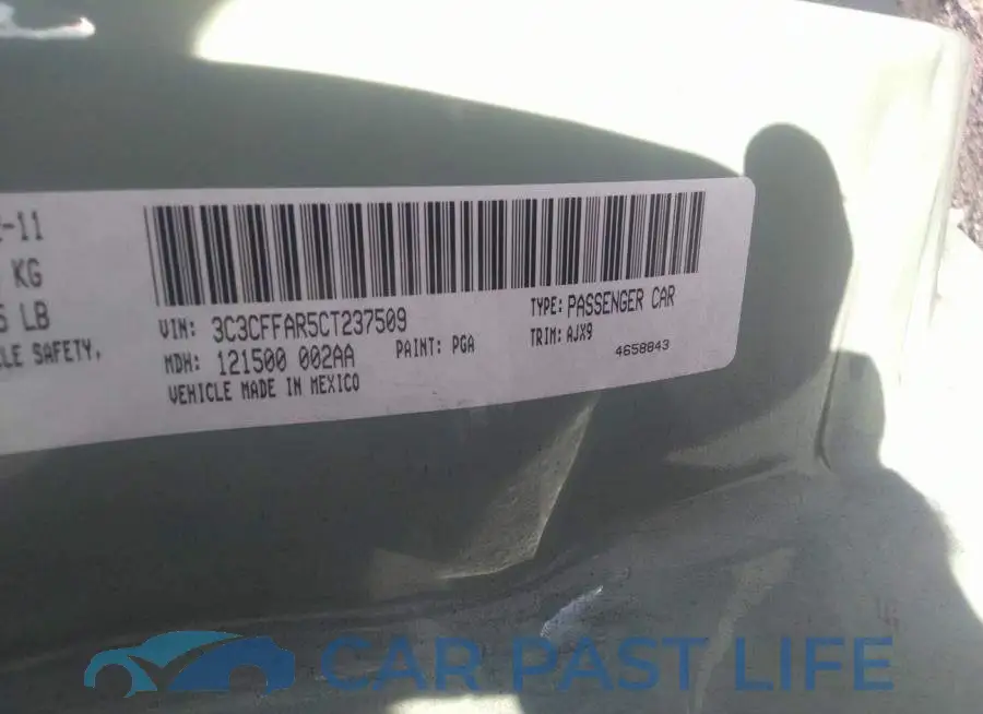 3C3CFFAR5CT237509# 9
