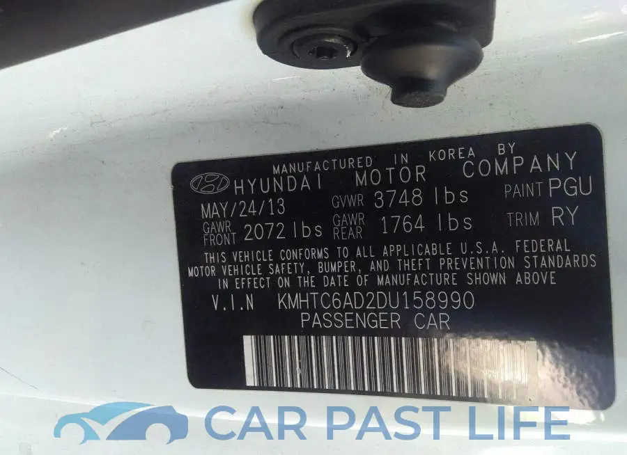 KMHTC6AD2DU158990# 9