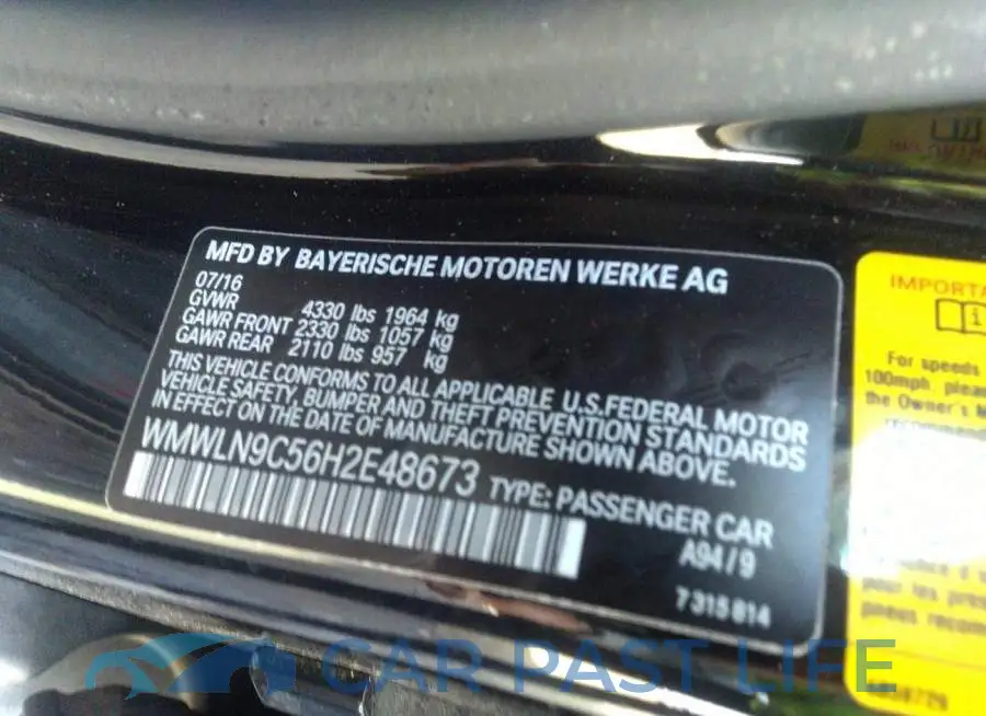 WMWLN9C56H2E48673# 9