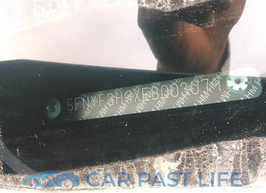 5FNYF3H9XEB003079# 9