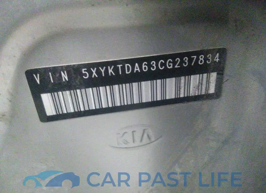 5XYKTDA63CG237834# 9