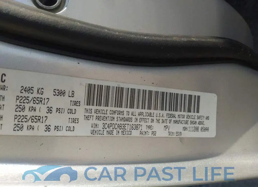 3C4PDCAB3ET163871# 9