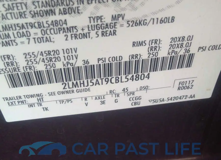 2LMHJ5AT9CBL54804# 9