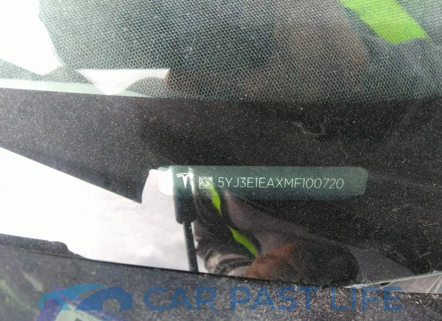 5YJ3E1EAXMF100720# 9