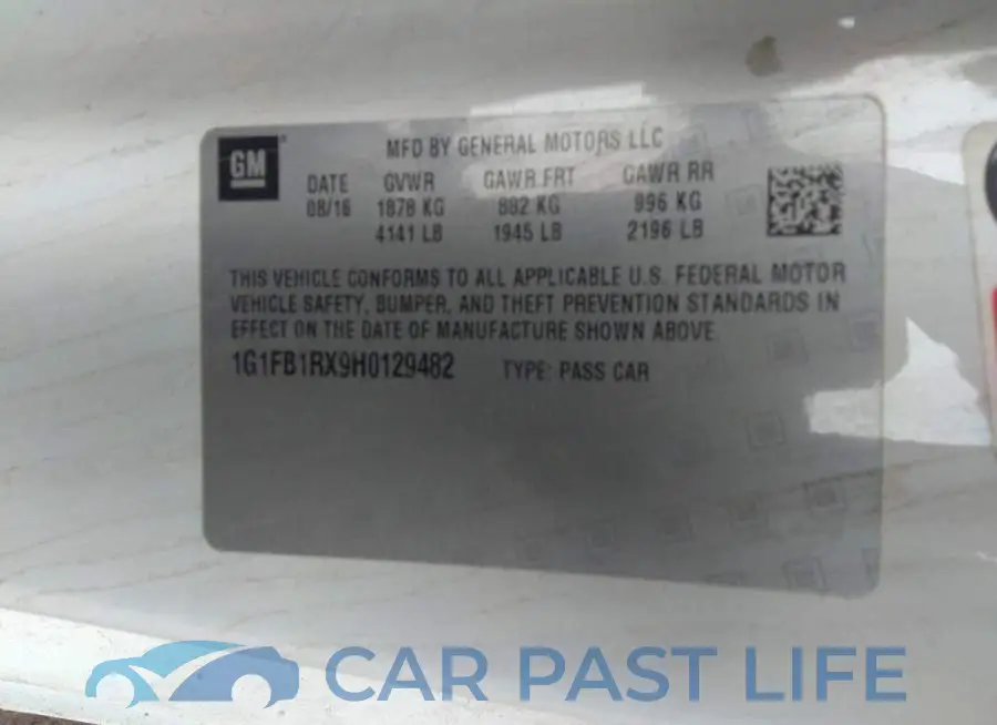 1G1FB1RX9H0129482# 9