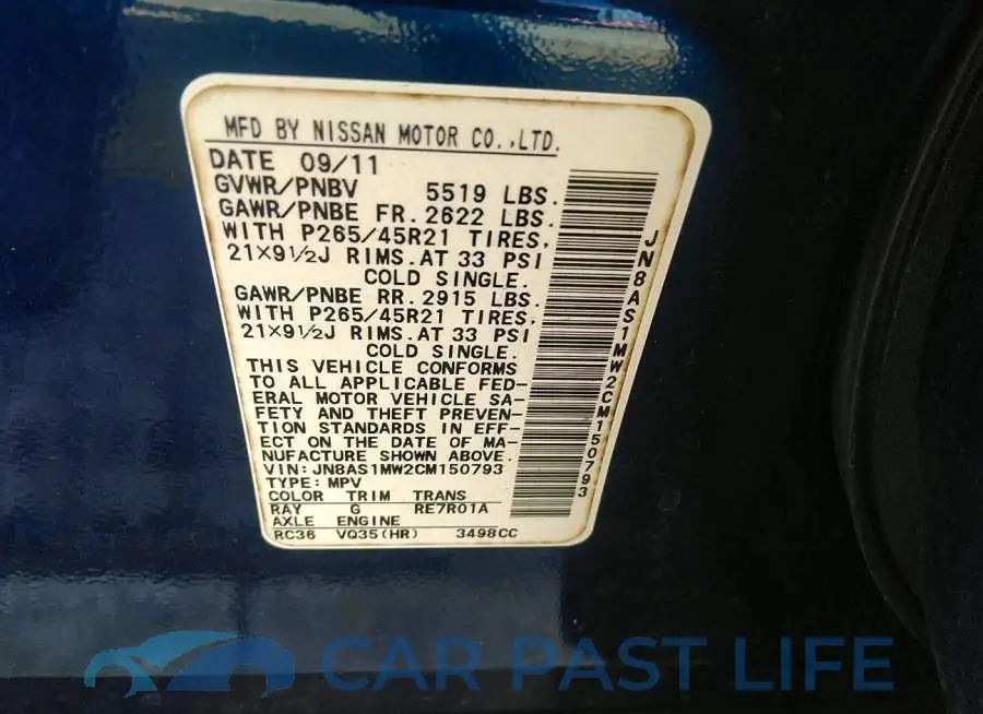 JN8AS1MW2CM150793# 9