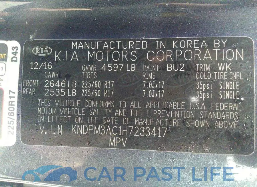 KNDPM3AC1H7233417# 9